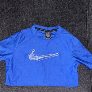 Nike kids Blue Graphic Top. Size S